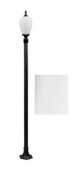 Dabmar Lighting GM2851-L6-RGBW-W white post light & pole