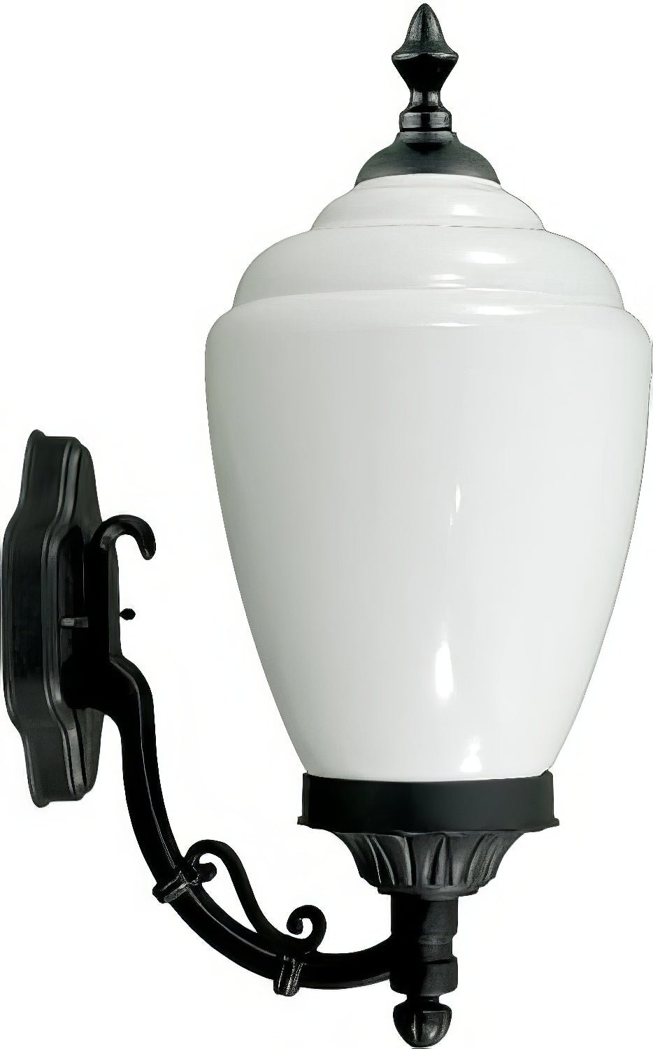 Dabmar Lighting GM290-L18-65K-B black outdoor wall light fixture