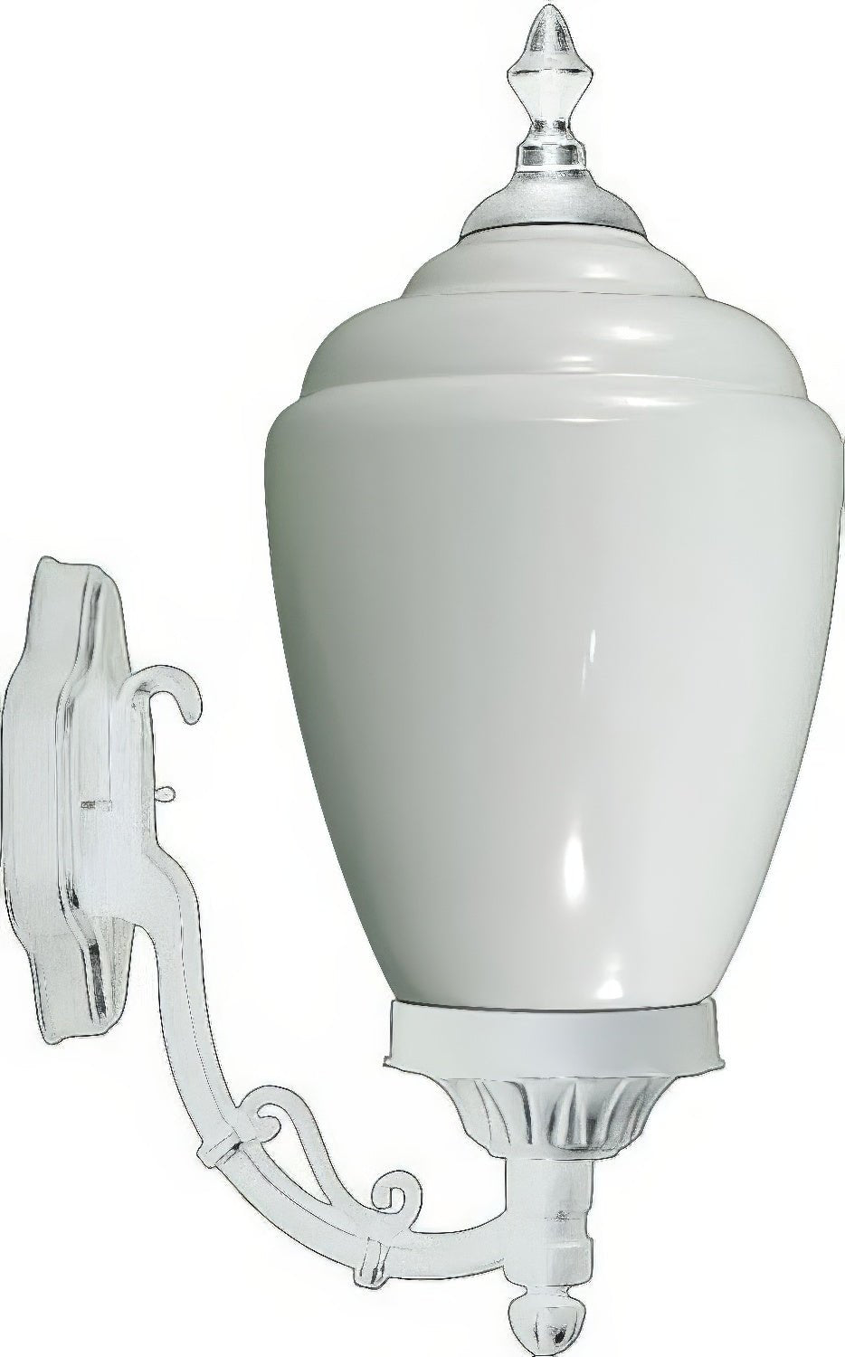 Dabmar Lighting GM290-L18-65K-W white outdoor wall light fixture