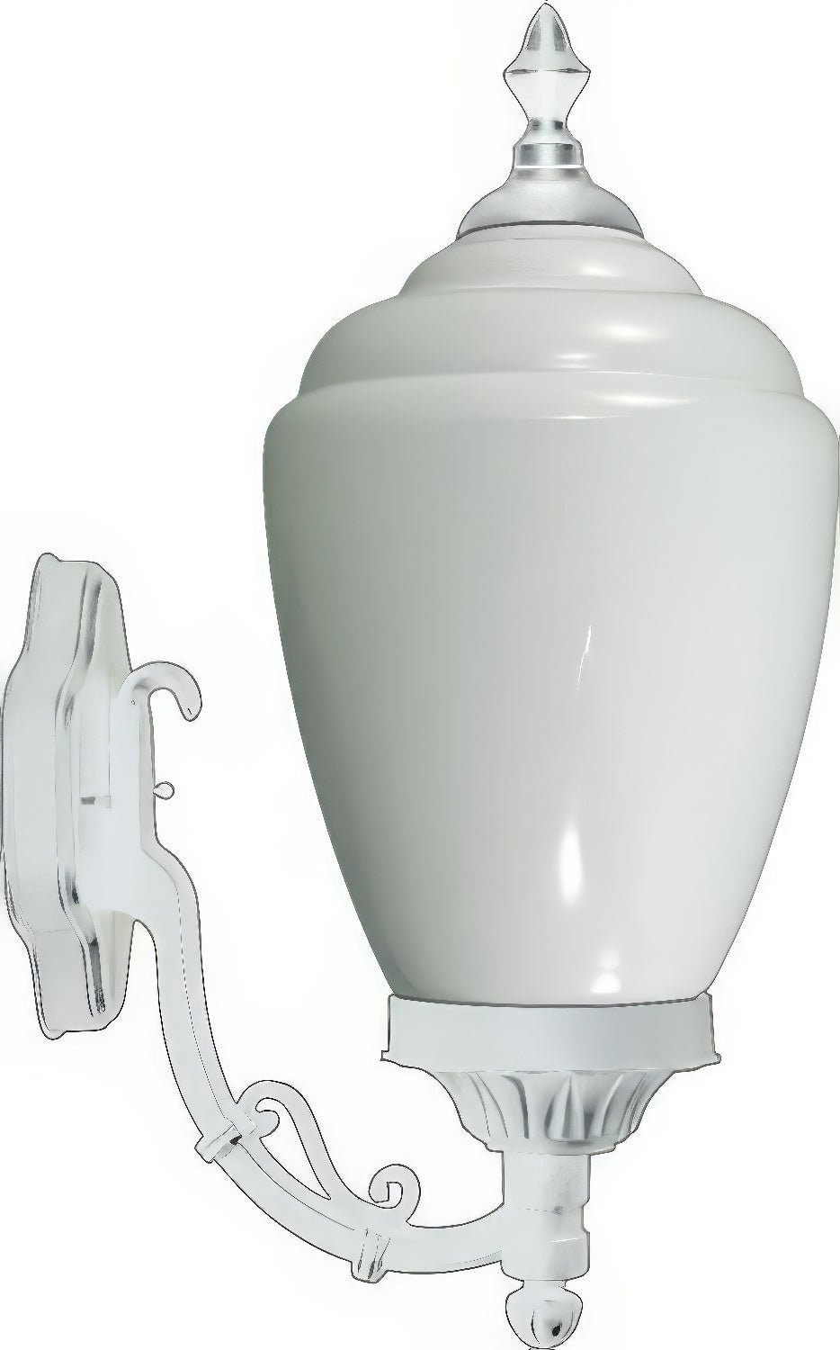 Dabmar Lighting GM290-L9-27K-W white outdoor wall light fixture