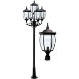Dabmar Lighting GM3026-B black post light fixture