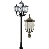 Dabmar Lighting GM3026-BZ bronze post light fixture