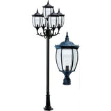 Dabmar Lighting GM3026-VG verde green post light fixture