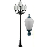Dabmar Lighting GM4005-VG Alisa Post Five Light Fixture 5 X Incandescent 120 Volts Verde Green