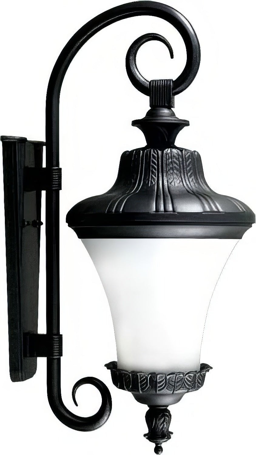 Dabmar Lighting GM460-L4-30K-B black outdoor wall light fixture