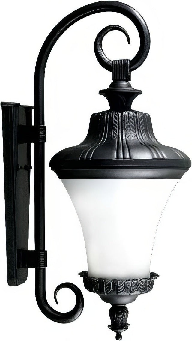 Dabmar Lighting GM460-L4-30K-B black outdoor wall light fixture