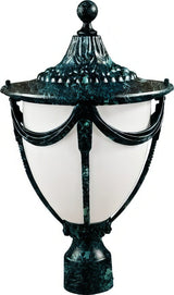 Dabmar Lighting GM480-L18-30K-VG verde green outdoor post light fixture