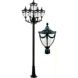 Dabmar Lighting GM4820-VG verde green post light fixture