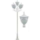 Dabmar Lighting GM4820-W white post light fixture