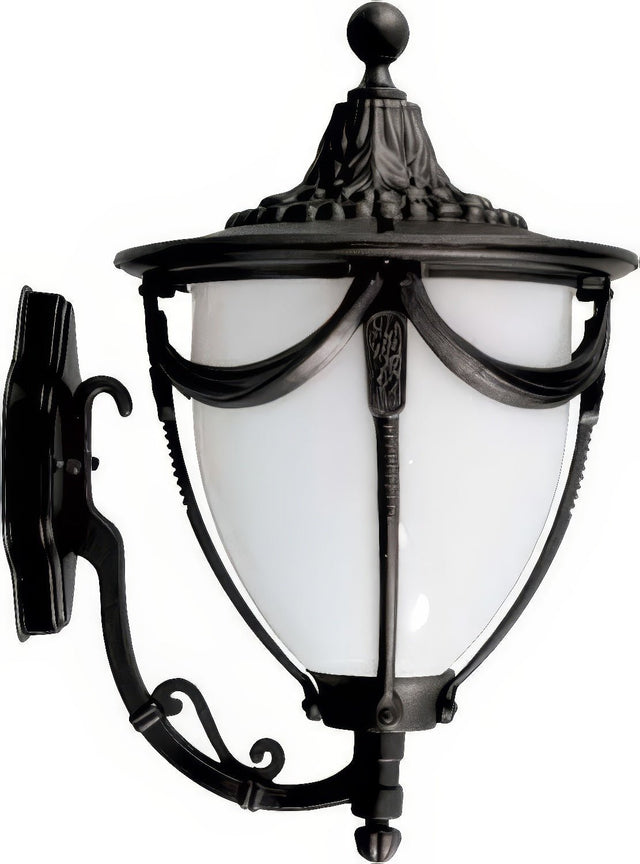 Dabmar Lighting GM485-L18-30K-B black outdoor wall light fixture