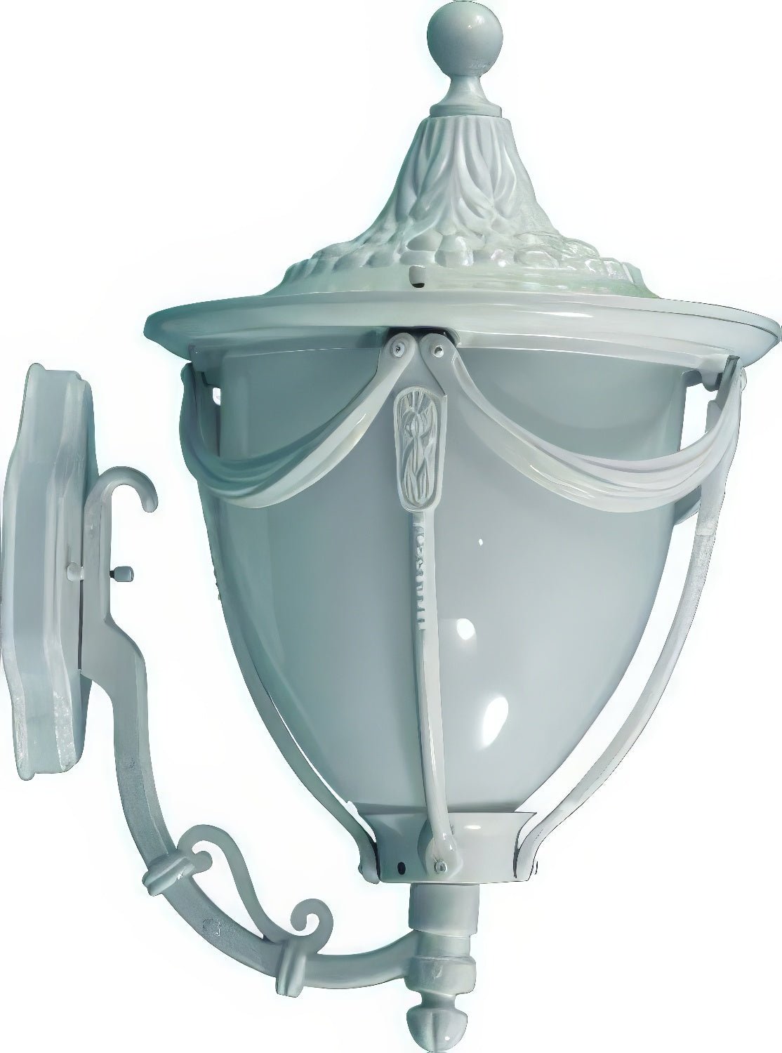 Dabmar Lighting GM485-L6-30K-W white outdoor wall light fixture