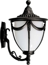 Dabmar Lighting GM485-L6-RGBW-B black outdoor wall light fixture