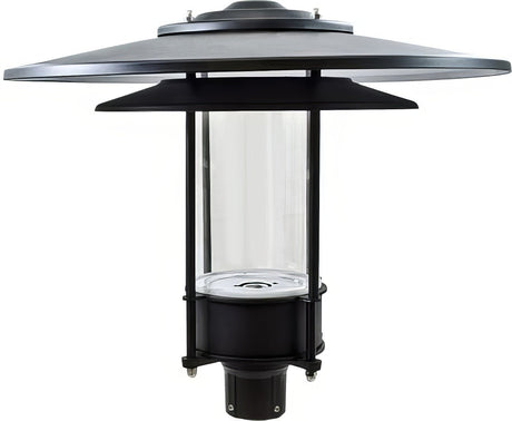 Dabmar Lighting GM510-L20-30K-B black outdoor post light fixture