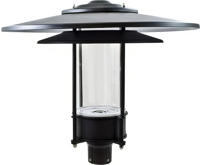 Dabmar Lighting GM510-L20-30K-B black outdoor post light fixture