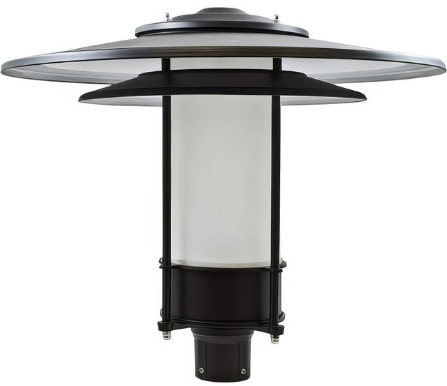 Dabmar Lighting GM510-L20-50K-B-FR black outdoor post light fixture