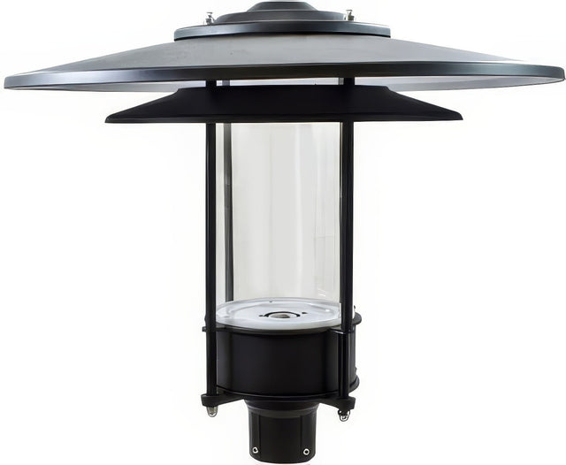 Dabmar Lighting GM510-L20-50K-B black outdoor post light fixture