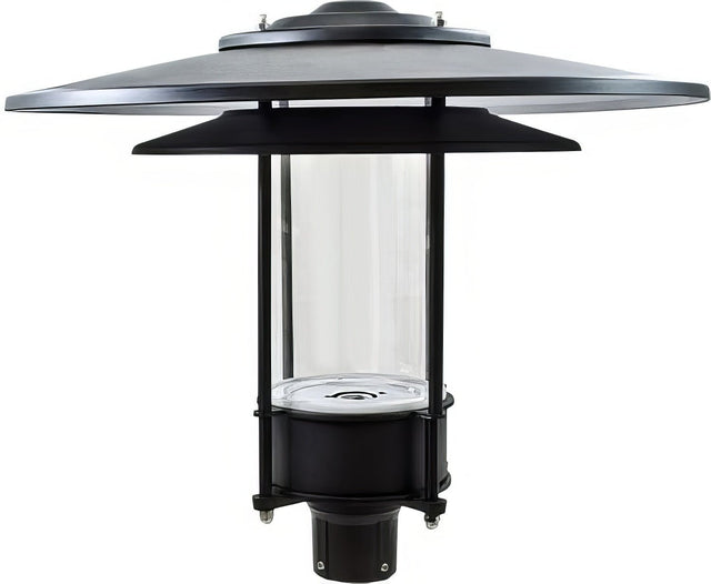 Dabmar Lighting GM510-L30-30K-B black outdoor post light fixture