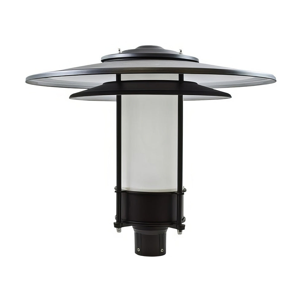 Dabmar Lighting GM510-L30-65K-B-FR black outdoor post light fixture