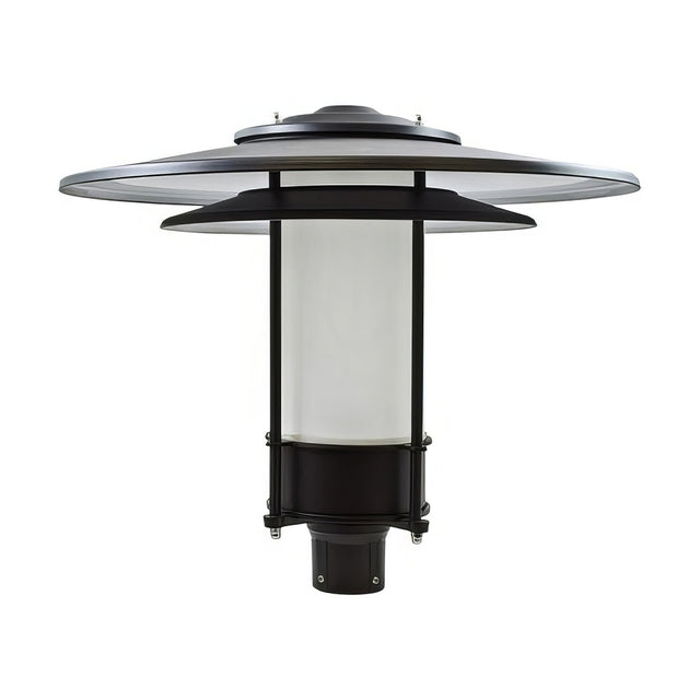 Dabmar Lighting GM510-L30-65K-B-FR black outdoor post light fixture