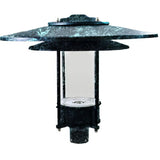 Dabmar Lighting GM510-VG verde green post light fixture