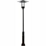 Dabmar Lighting GM5101-L20-30K-B black post light & pole