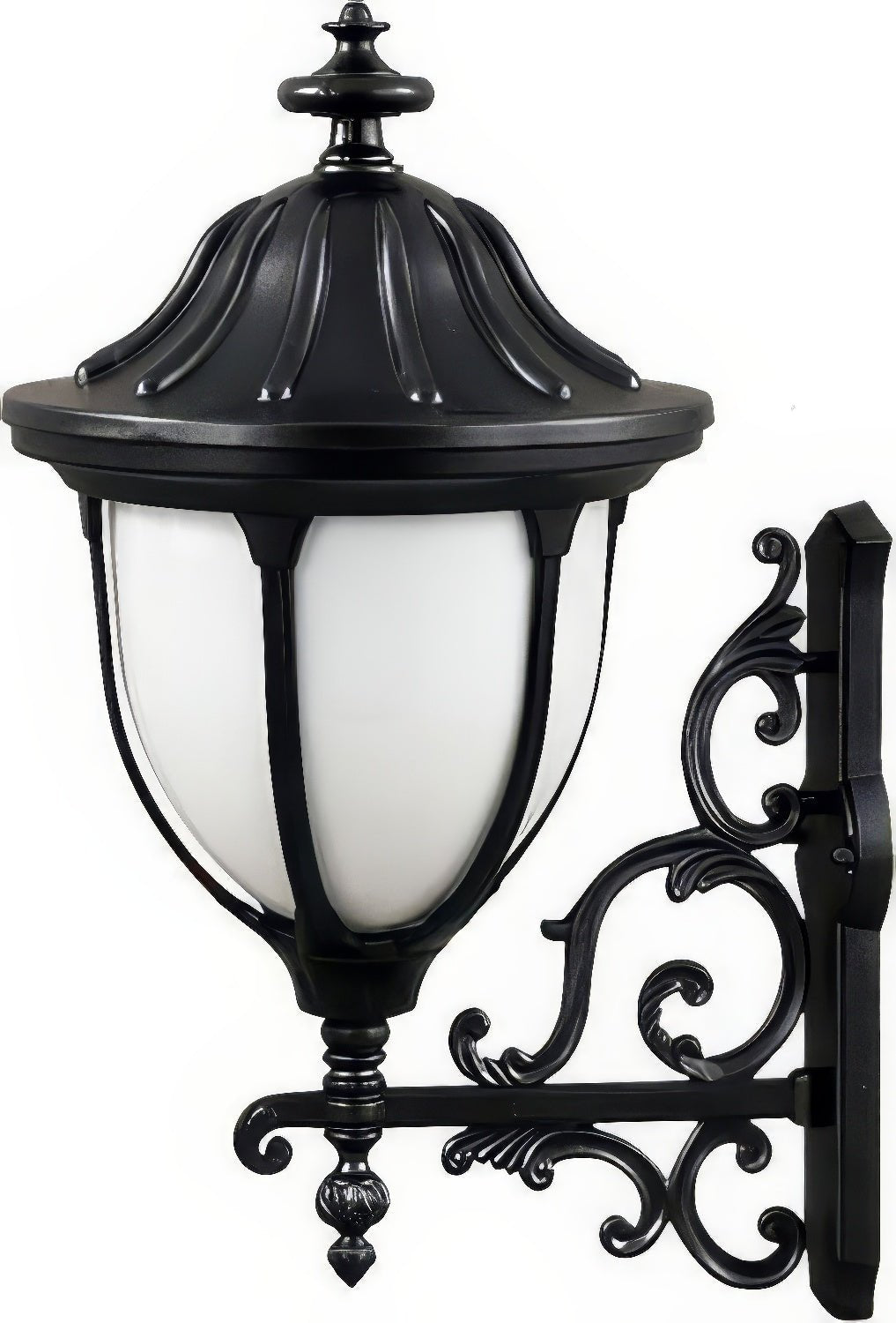 Dabmar Lighting GM545-L6-60K-B black outdoor wall light fixture