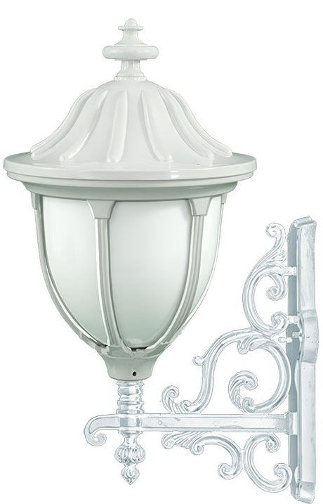 Dabmar Lighting GM545-W white outdoor wall light fixture