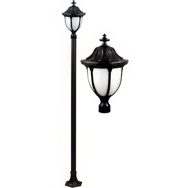 Dabmar Lighting GM5501-LED16-B black post light fixture
