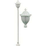 Dabmar Lighting GM5501-LED16-W white post light fixture