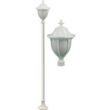 Dabmar Lighting GM5501-W white post light fixture