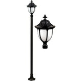 Dabmar Lighting GM5511-B black post light fixture