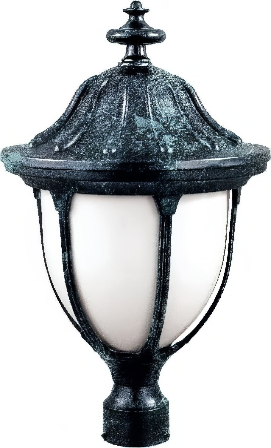 Dabmar Lighting GM552-L6-30K-VG verde green outdoor post light fixture