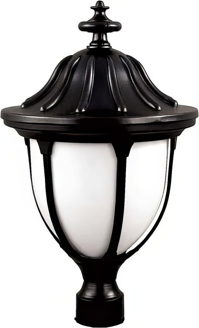 Dabmar Lighting GM552-L6-RGBW-B black outdoor post light fixture
