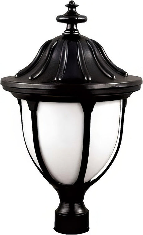 Dabmar Lighting GM552-L9-27K-B black outdoor post light fixture