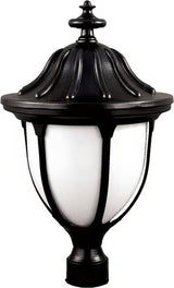 Dabmar Lighting GM552-L9-40K-B black outdoor post light fixture