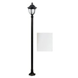Dabmar Lighting GM5521-L18-30K-W white post light & pole
