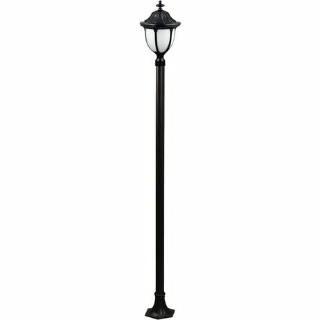 Dabmar Lighting GM5521-L6-30K-B black post light & pole