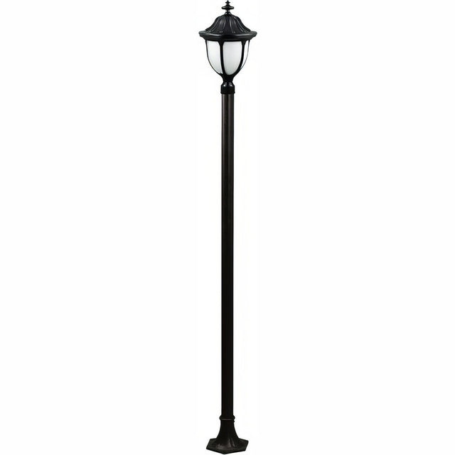 Dabmar Lighting GM5521-L6-30K-B black post light & pole