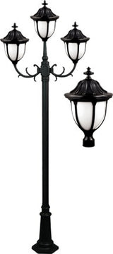 Dabmar Lighting GM5525-B black post light fixture