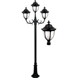 Dabmar Lighting GM5526-B black post light fixture