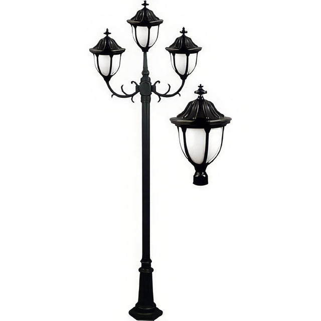 Dabmar Lighting GM5527-B black post light fixture