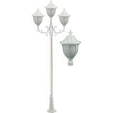 Dabmar Lighting GM5527-W white post light fixture