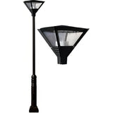 Dabmar Lighting GM5630-B Large Post Fixture 70 Watt High Pressure Sodium Double Ended 120 Volts Black