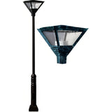 Dabmar Lighting GM5630-VG Large Post Fixture 70 Watt High Pressure Sodium Double Ended 120 Volts Verde Green