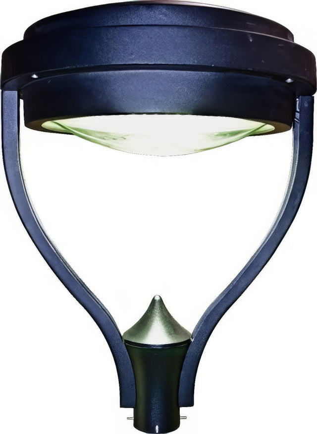 Dabmar Lighting GM570-LB60-50K-B black outdoor post light fixture