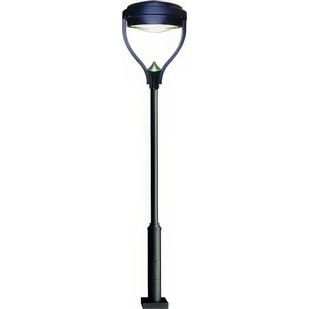 Dabmar Lighting GM5701-LB60-50K-B black post light & pole