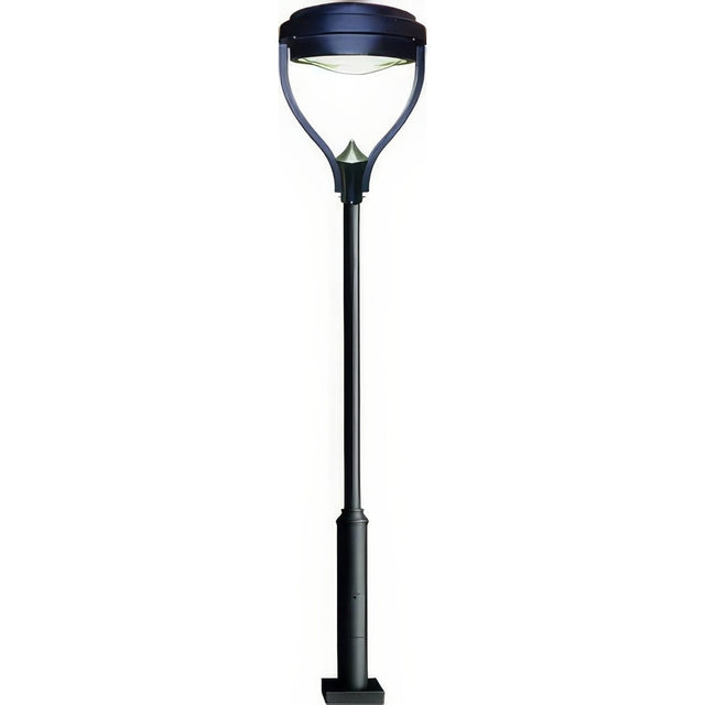Dabmar Lighting GM5701-LB60-50K-B black post light & pole