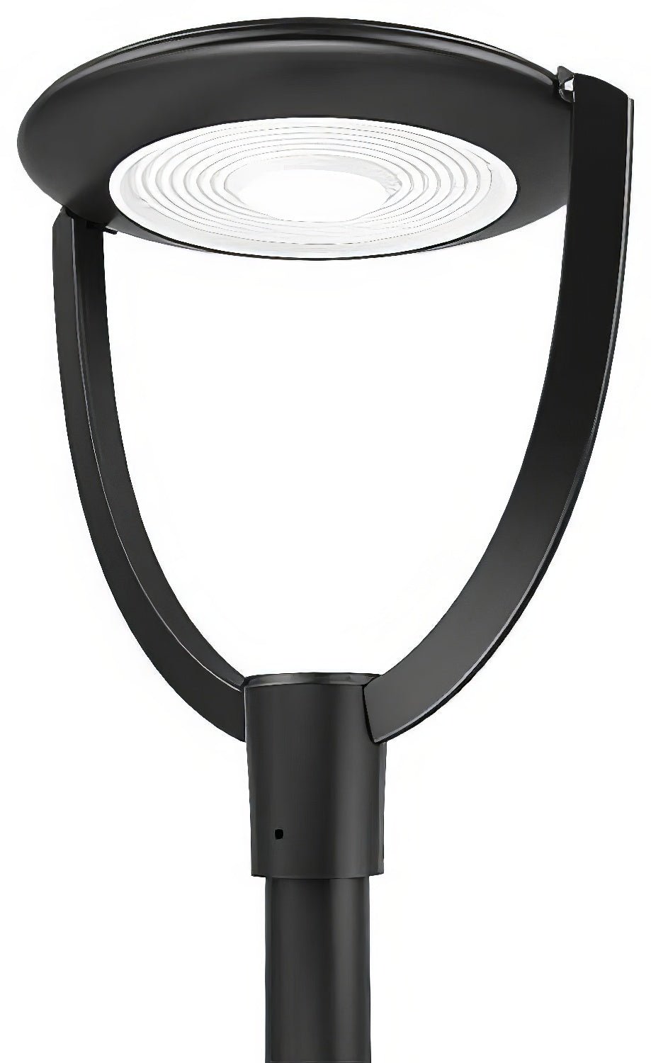 Dabmar Lighting GM571-LB150-50K-B black outdoor post light fixture