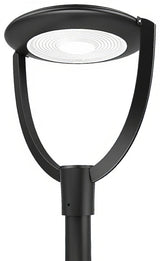 Dabmar Lighting GM571-LB150-50K-B black outdoor post light fixture