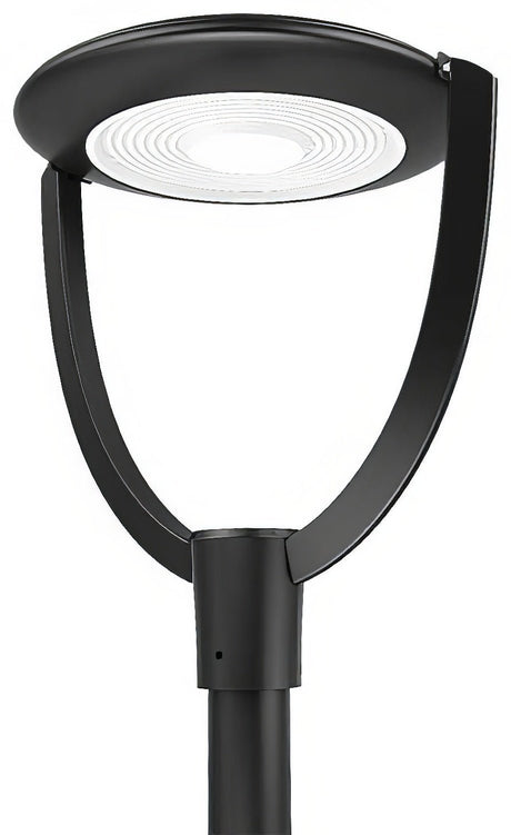 Dabmar Lighting GM571-LB150-50K-B black outdoor post light fixture